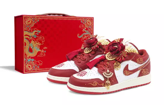 Баскетбольные кроссовки Air 1 для детей, начальная школа Jordan, цвет Chinse and Ming