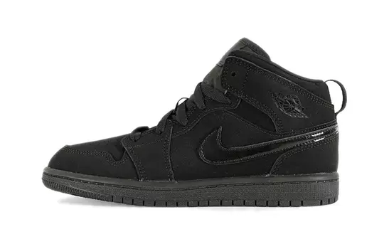 Баскетбольные кроссовки Air 1 Kids PS Mid-top Black Jordan