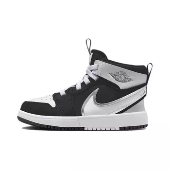 Баскетбольные кроссовки Air 1 Kids PS Mid-top Black/white Jordan, черный/белый