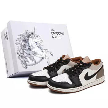 Баскетбольные кроссовки Air 1 Vintage для мужчин с низким верхом Jordan, коричневый