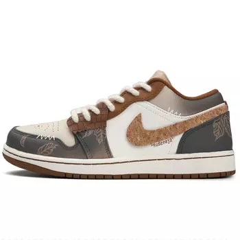 Баскетбольные кроссовки Air 1 Vintage для мужчин с низким верхом Jordan, цвет Coffee