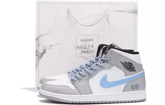 Баскетбольные кроссовки Air 1 Vintage для мужчин, среднего размера, синий Jordan