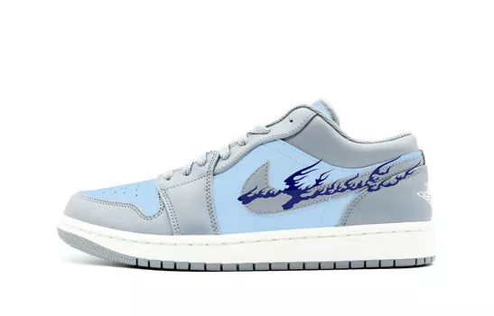 Баскетбольные кроссовки Air 1 Vintage Men Low-Top Blue Jordan