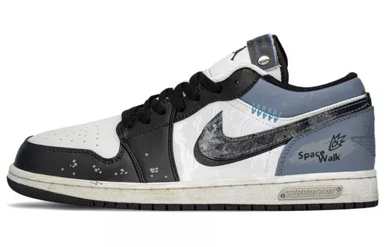 Баскетбольные кроссовки Air 1 Vintage Men Low-Top Black/Grey/Blue Jordan