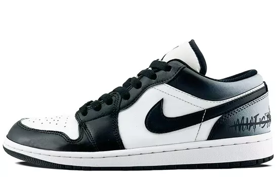 Баскетбольные кроссовки Air 1 Vintage Men Low-Top Black Gray/White Jordan