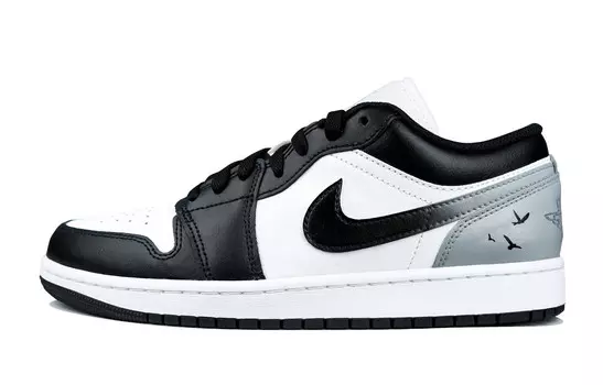 Баскетбольные кроссовки Air 1 Vintage Men Low-Top Black/White/Grey Jordan