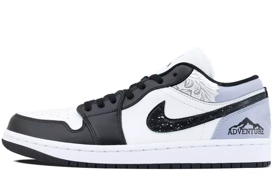 Баскетбольные кроссовки Air 1 Vintage Men Low-Top Black/Grey Jordan