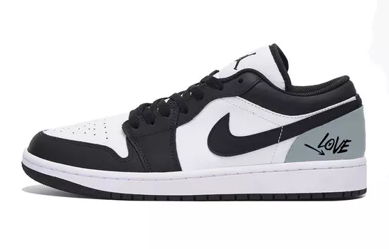 Баскетбольные кроссовки Air 1 Vintage Men Low-Touch Black Grey Jordan