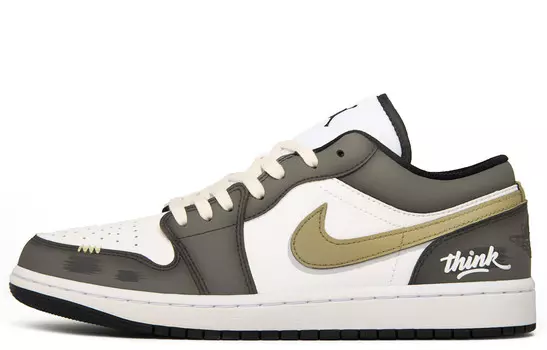 Баскетбольные кроссовки Air 1 Vintage Men Low-Top Brown/Beige Jordan