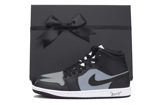 Баскетбольные кроссовки Air 1 Vintage Men Low-Touch Black Grey Jordan