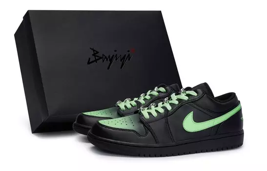 Баскетбольные кроссовки Air 1 Vintage Men Low-top Green Jordan