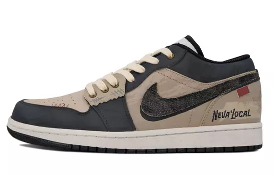 Баскетбольные кроссовки Air 1 Vintage Men Low-Top Grey Jordan