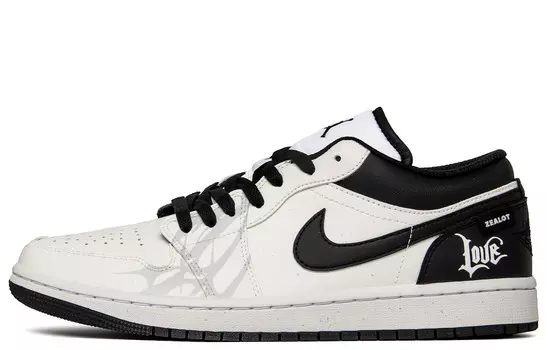Баскетбольные кроссовки Air 1 Vintage Men Low-Top Black/Beige/White Jordan