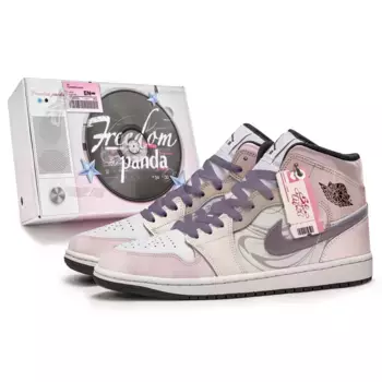 Баскетбольные кроссовки Air 1 Vintage Men Mid-Top Pink/Purple Jordan