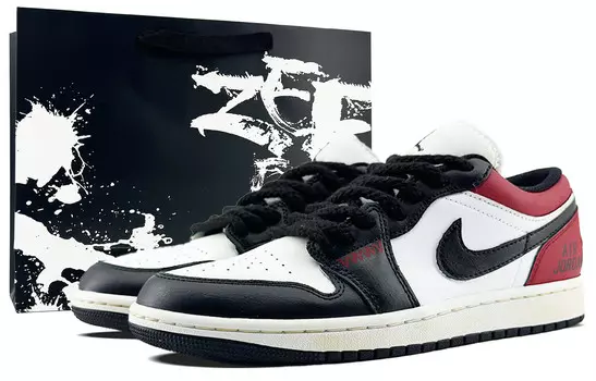 Баскетбольные кроссовки Air 1 Vintage Men Low-Touch Red/Black Jordan