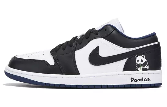 Баскетбольные кроссовки Air 1 Vintage Men Low-Top Black White Grey Jordan