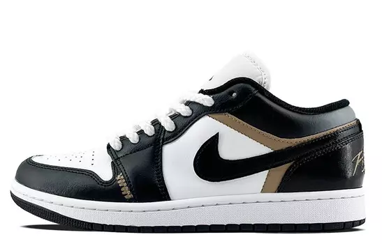 Баскетбольные кроссовки Air 1 Vintage Men Low-Top Black/Brown Jordan