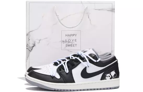 Баскетбольные кроссовки Air 1 Vintage Men Low-Touch Black Grey Jordan