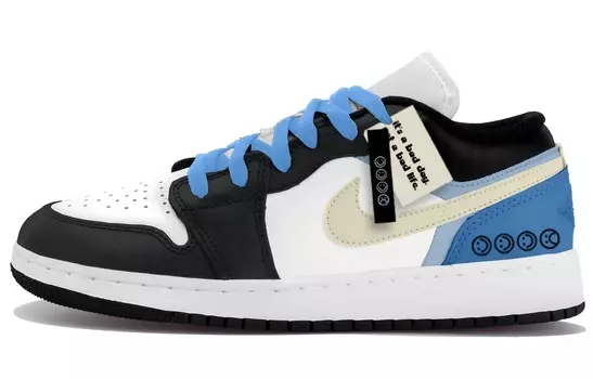 Баскетбольные кроссовки Air 1 Vintage Men Low-Top Black/Blue Jordan