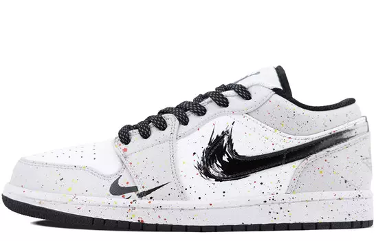 Баскетбольные кроссовки Air 1 Vintage Men Low-Top Серый/Белый/Черный Jordan