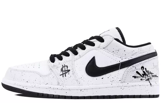 Баскетбольные кроссовки Air 1 Vintage Men Low-Top Серый/Белый/Черный Jordan