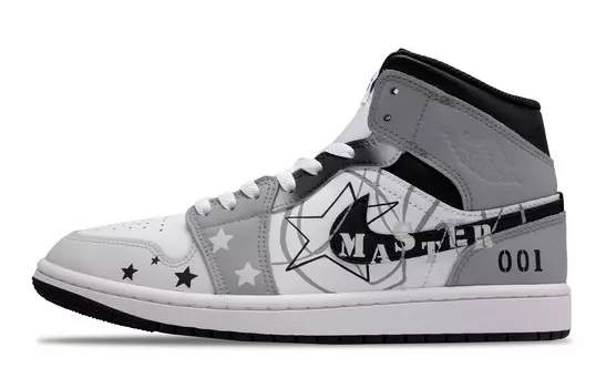Баскетбольные кроссовки Air 1 Vintage Men High-Top White/Black/Grey Jordan