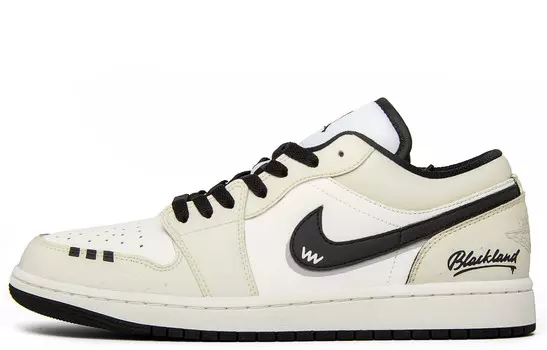 Баскетбольные кроссовки Air 1 Vintage Men Low-Top бежевый/белый Jordan