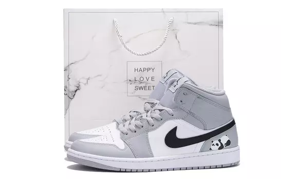 Баскетбольные кроссовки Air 1 Vintage Men Low-Touch Grey White Jordan