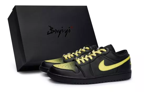 Баскетбольные кроссовки Air 1 Vintage Men Low-Go Yellow Jordan