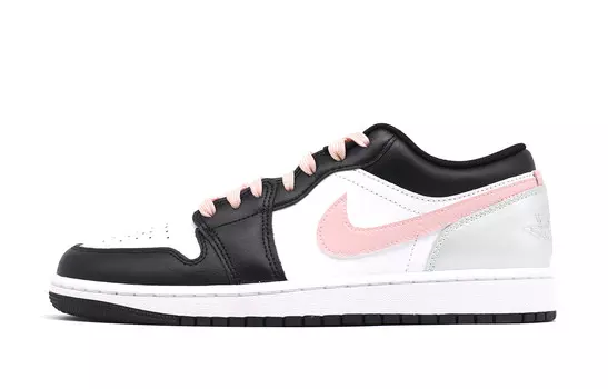 Баскетбольные кроссовки Air 1 Vintage Men Low-Top White/Pink/Silver Jordan