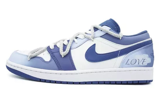 Баскетбольные кроссовки Air 1 Vintage Men Low-Top White/Blue Jordan