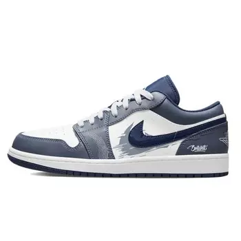 Баскетбольные кроссовки Air 1 Vintage Men Low-Top White/Blue Jordan