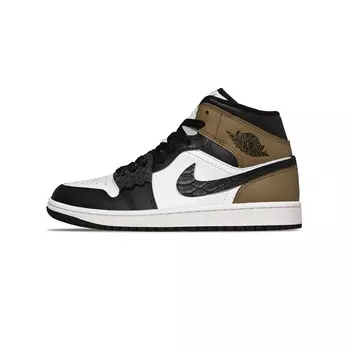 Баскетбольные кроссовки Air 1 Vintage Men High Top Black/Brown Jordan
