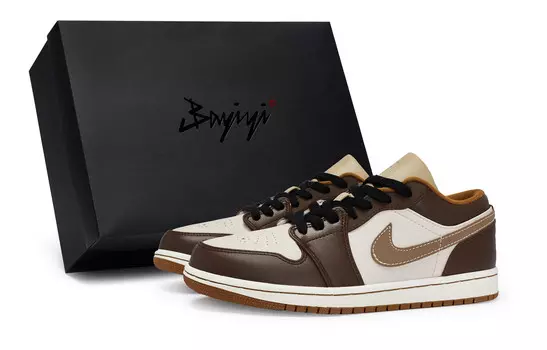 Баскетбольные кроссовки Air 1 Vintage Men Low-Top Tan Jordan, цвет Tan Brown
