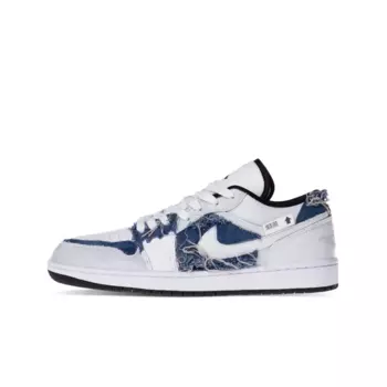 Баскетбольные кроссовки Air 1 Vintage Men Low-Top Blue Jordan