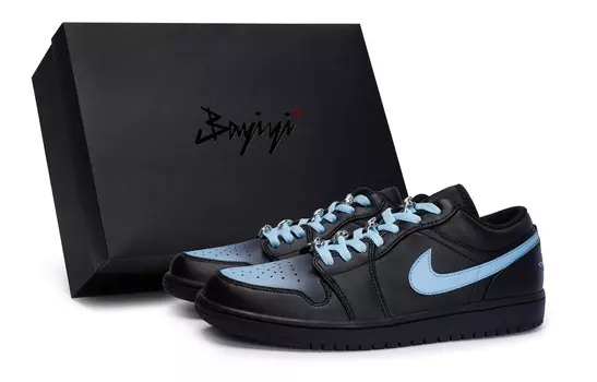Баскетбольные кроссовки Air 1 Vintage Men Low-Top Blue Jordan