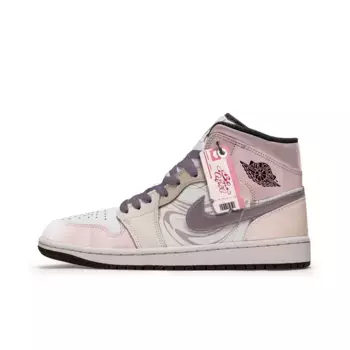 Баскетбольные кроссовки Air 1 Vintage Men Mid-Top Pink/Purple Jordan