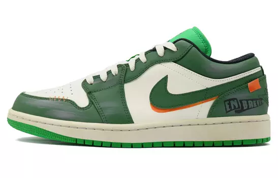Баскетбольные кроссовки Air 1 Vintage Men Low-Top White/Green Jordan