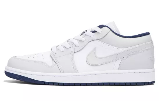 Баскетбольные кроссовки Air 1 Vintage Men Low-Top Black White Grey Jordan