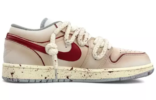 Баскетбольные кроссовки Air 1 Vintage Men Low-top бежевый Jordan