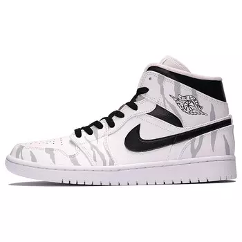 Баскетбольные кроссовки Air 1 Vintage Men High-top Black/white/grey Jordan