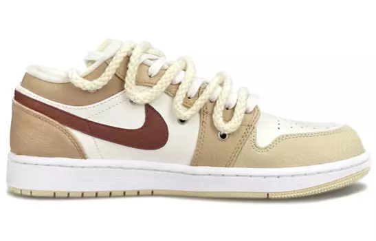 Баскетбольные кроссовки Air 1 Vintage Men Low-Go Yellow/White Jordan