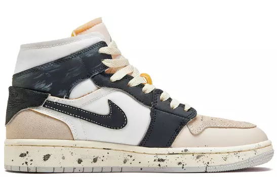 Баскетбольные кроссовки Air 1 Vintage Men Mid-Top бежевый/черный Jordan