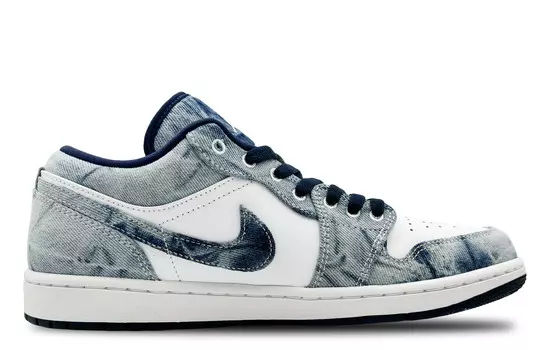 Баскетбольные кроссовки Air 1 Vintage Men Low-Top Blue Jordan