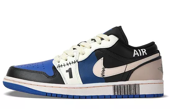 Баскетбольные кроссовки Air 1 Vintage Men Low-Touch Blue/Black Jordan