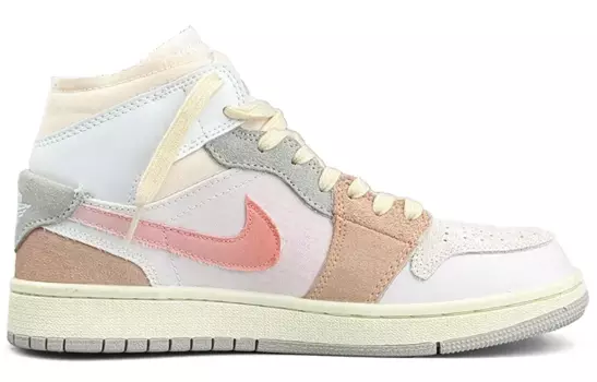 Баскетбольные кроссовки Air 1 Vintage Men Mid-Top White Jordan