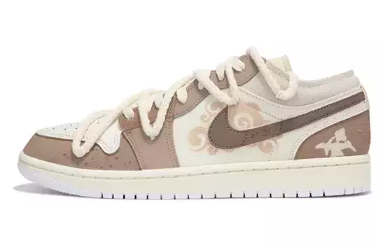 Баскетбольные кроссовки Air 1 Vintage Men Low-top Brown/коричневый Jordan