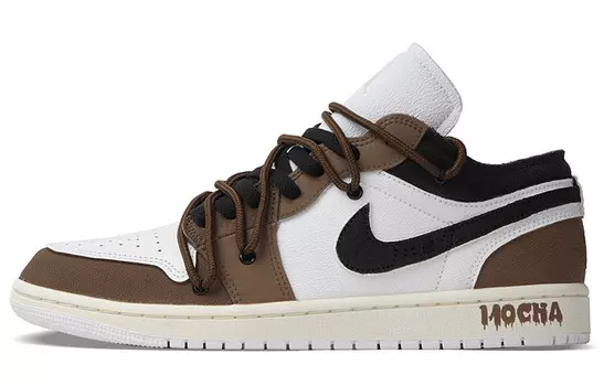 Баскетбольные кроссовки Air 1 Vintage Men Low-Top Brown/White Jordan