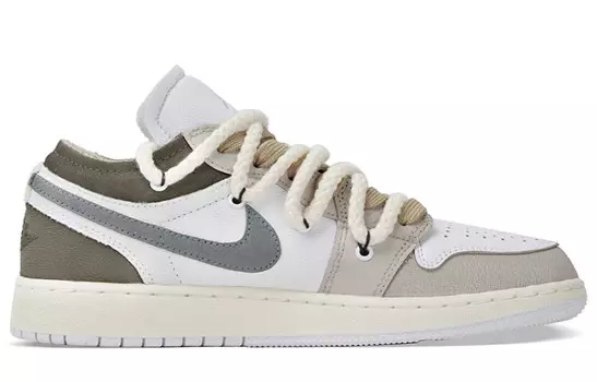 Баскетбольные кроссовки Air 1 Vintage Men Low-Top Grey/Brown Jordan
