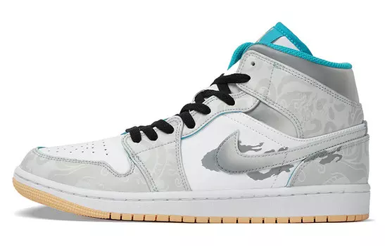 Баскетбольные кроссовки Air 1 Vintage Men High-top Grey/white Jordan